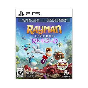 Rayman Legends Retold Launch Edition PS5 Midia Fisica - PRÉ-VENDA