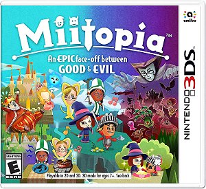 Miitopia An Epic Face Off Between Good and Evil 3DS Midia Fisica