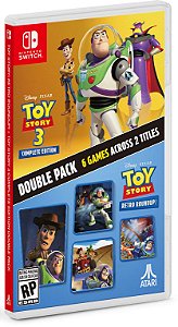 Toy Story Retro Roundup! + Toy Story 3 Complete Edition Double Pack Switch Midia Fisica - PRE-VENDA