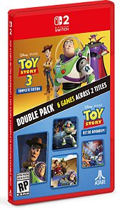 Toy Story Retro Roundup! + Toy Story 3 Complete Edition Double Pack Switch 2 Midia Fisica - PRE-VENDA