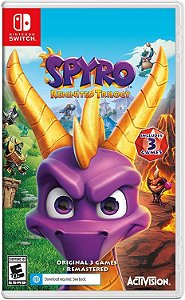 Spyro Reignited Trilogy Switch Midia Fisica