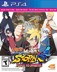 Naruto Shippuden Ultimate Ninja Storm 4 Road To Boruto PS4 Midia Fisica