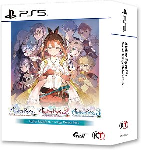 Atelier Ryza Secret Trilogy Deluxe Edition PS5 Midia Fisica