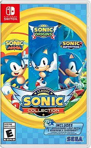Classic Sonic Collection Switch Midia Fisica - PRÉ-VENDA