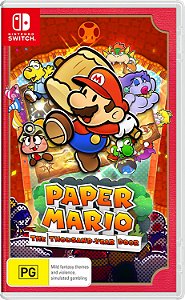 Paper Mario The Thousand-Year Door Switch AU Midia Fisica