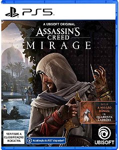 Assassins Creed Mirage PS5 BR Midia Fisica