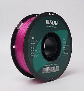 Filamento eSUN PLA Glass Roxo 1KG 1.75MM