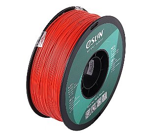 Filamento eSUN ABS Mais Vermelho 1kg 1,75mm