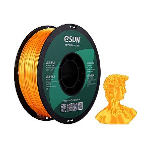 Filamento Esilk Pla Amarelo 1kg 1.75mm Esun