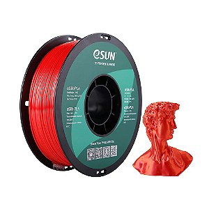 Filamento Esilk Pla Vermelho 1kg 1.75mm Esun