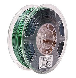 Filamento Epla Silk Mystic Ouro Verde E Preto 1kg 1.75mm Esun
