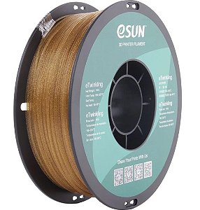Filamento Pla Glitter Ouro 1kg 1.75mm Esun
