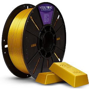 Filamento Voolt Pla Dourado V-Silk 1kg