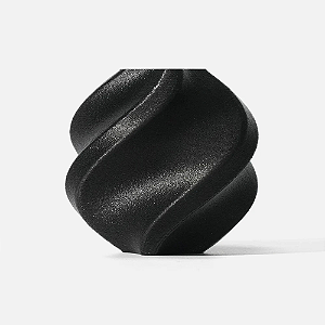 FILAMENTO PA6-CF PRETO 1KG 1.75MM C/REUTILIZAVEL BAMBULAB