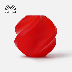 Filamento Bambu Lab PLA Vermelho C/ Carretel Reutilizável 1KG 1.75MM