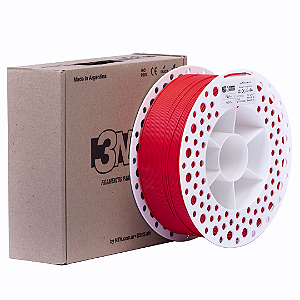 Filamento PLA+ Matte 3NMax 1.75mm 1Kg Vermelho