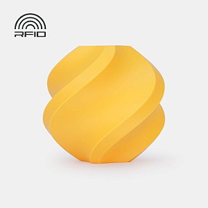 Refil Filamento Bambu Lab ABS Amarelo Tangerina 1KG 1.75MM