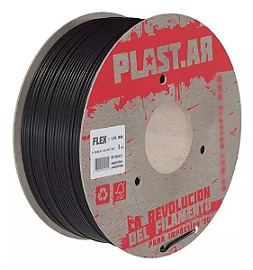 Filamento Printalot PLAST.AR TPU FLEX Preto 175 1 kg