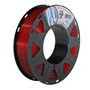 Filamento PLA Art Glam Vermelho Translúcido 1,75mm 250g PrintaLot