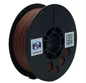 Filamento National Pla Max High Speed Marrom Mogno 1kg 1,75mm