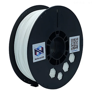 Filamento National Pla Max High Speed Branco 1kg 1,75mm