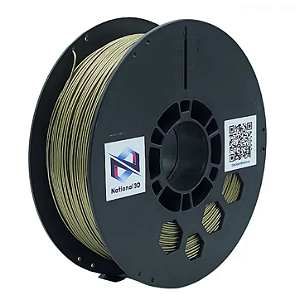 Filamento National Pla Max High Speed Dourado 1kg 1,75mm