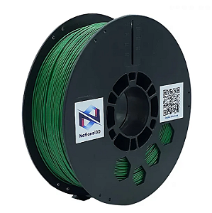 Filamento National Pla Max High Speed Verde Floresta 1kg 1,75mm