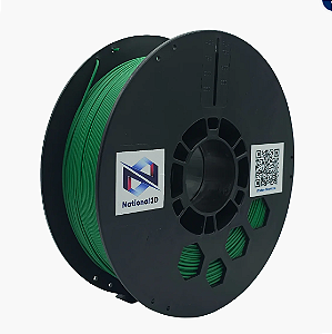 Filamento National PLA Max High Speed Verde Grama 1kg 1,75mm