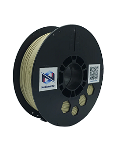 Filamento National PLA Max High Speed Bege Osso 1kg 1,75mm