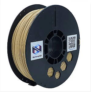 Filamento National PLA Max High Speed Bege Areia 1kg 1,75mm
