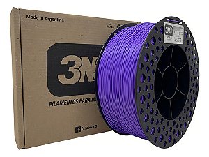Filamento Pla 3n3 1,75 Mm 1 Kg Macrotec Cor Violeta