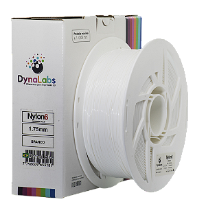 Filamento Nylon6 DynaLabs 1.75mm 1Kg Branco