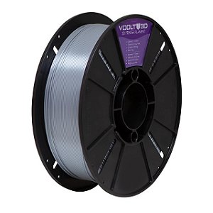 Filamento Voolt PLA Alumínio V-Silk 1kg