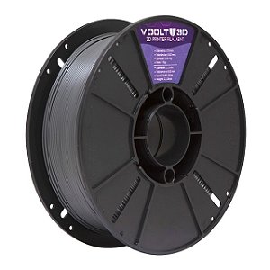 Filamento Voolt Pla Cinza Grafite Velvet  1kg