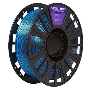 Filamento Voolt PLA Duo Color Azul E Preto  1Kg
