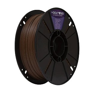 Filamento Voolt PLA Marrom Velvet 1kg