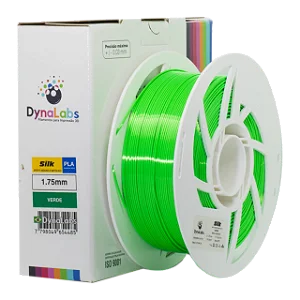 Filamento PLA SILK DynaLabs 1.75mm 1Kg Verde