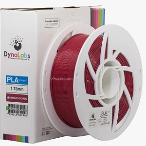 Filamento PLA Vermelho Bordô DynaLabs 1.75mm 1Kg