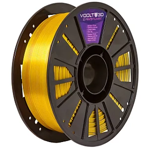 Filamento PLA Tri Color Bronze / Dourado / Prata V-Silk - 1kg