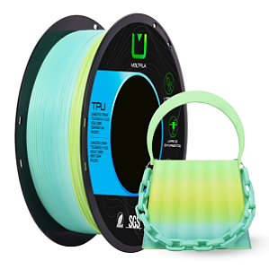 Filamento TPU Multfila 1.75mm 1KG Rainbow Citrus