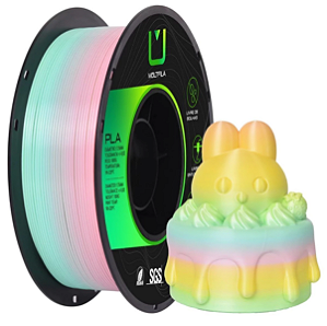 Filamento PLA Silk Rainbow Multfila Macaron 1.75mm 1kg