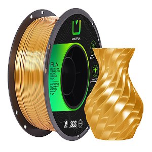 Filamento PLA Silk Multfila Ouro Envelhecido 1.75mm 1kg