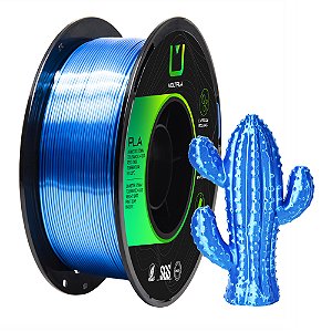Filamento PLA Silk Multfila Azul Safira 1.75mm 1kg