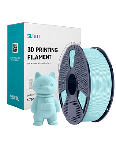 Filamento Sunlu PLA Azul Power Matte 1.75mm 1KG