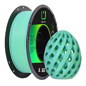 Filamento PLA Matte Dual Multfila 1.75mm 1KG Azul e Verde