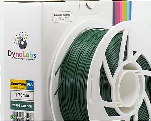 Filamento PLA Boutique DynaLabs 1.75mm 1Kg Verde Aviador