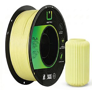 Filamento PLA Matte Multfila 1.75mm 1KG Amarelo Limao