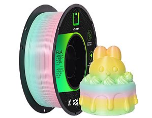 Filamento PLA Rainbow Matte Multfila 1.75mm 1KG Lollipop