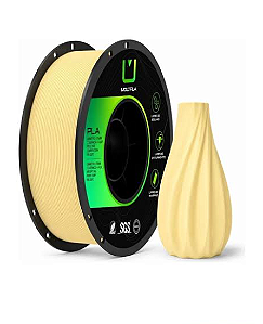Filamento PLA Matte Multfila 1.75mm 1KG Amarelo Creme