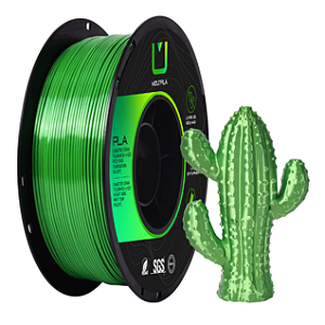 Filamento PLA Silk Multfila 1.75mm 1KG Verde Limão